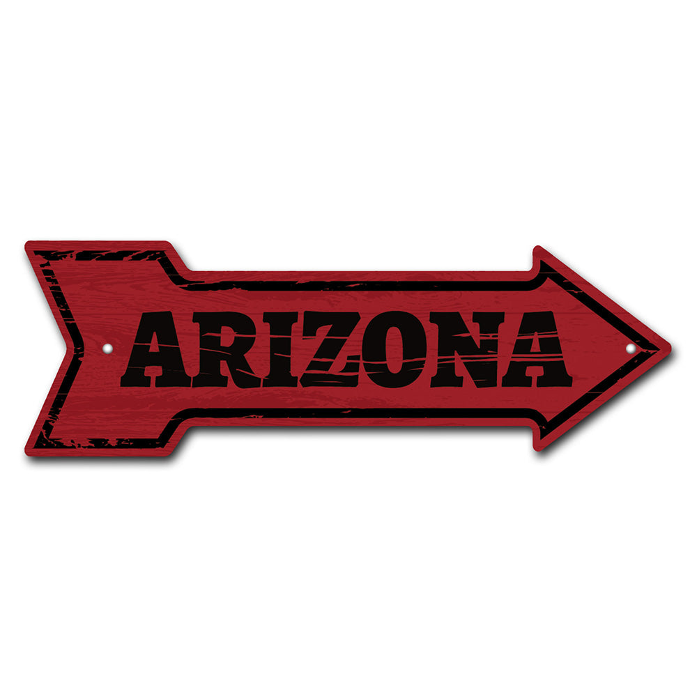 Arizona (2) Arrow Sign