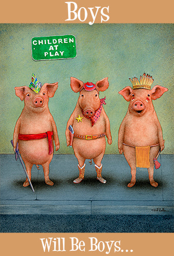 Boys Will Be Boys Vinyl Decal Sticker