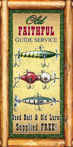 Fish Guide Service Novelty Sign