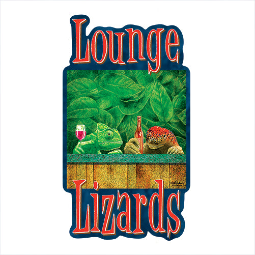 Lounge Lizards Novelty Sign