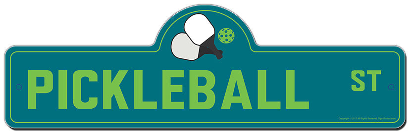 Pickleball Street Sign