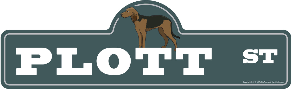 Plott Street Sign