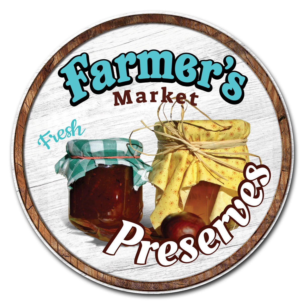 Farmer's Market Preserves Circle