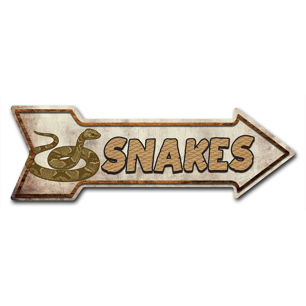 Snakes Arrow Sign