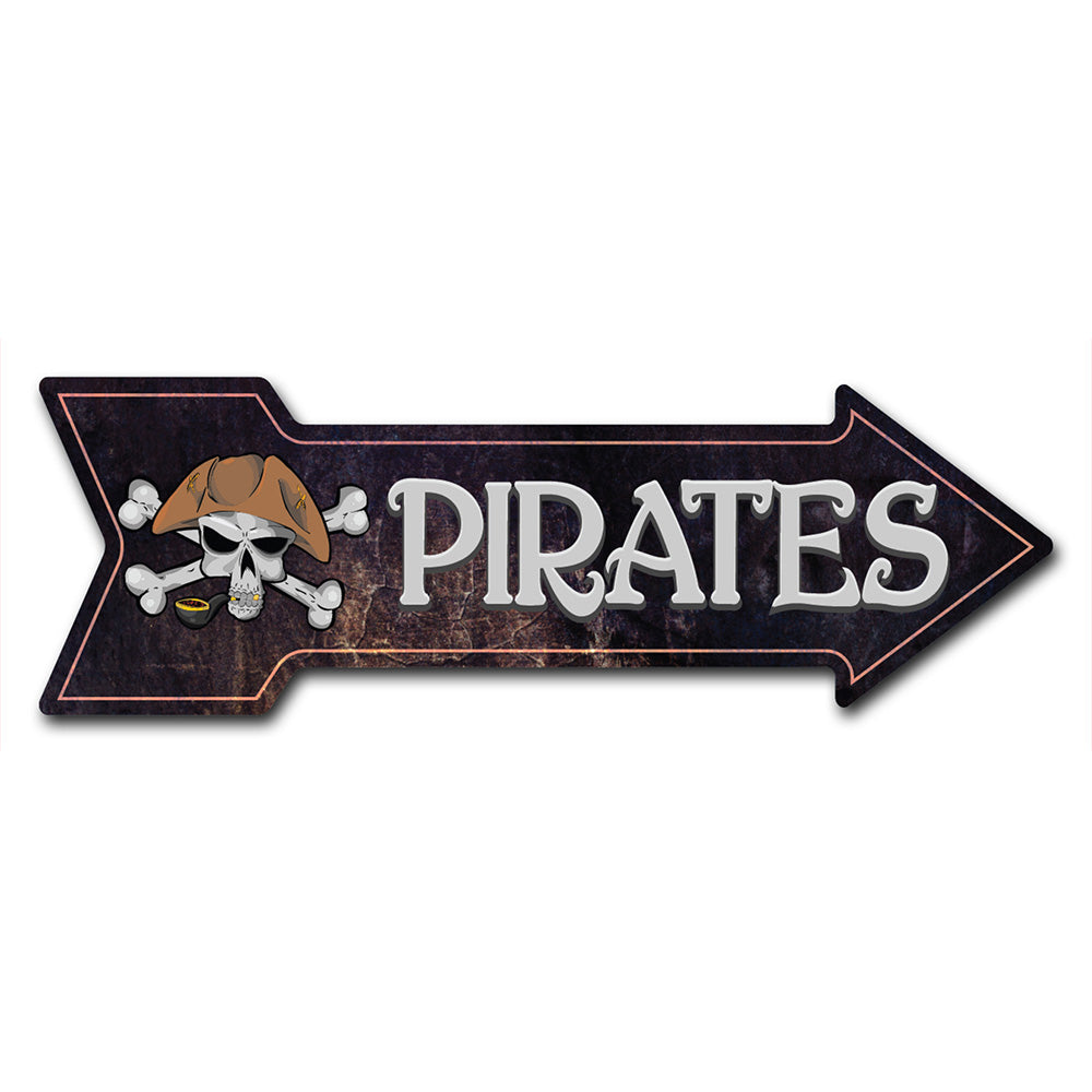 Pirates Arrow Sign