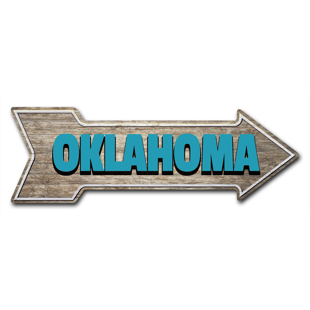 Oklahoma Arrow Sign