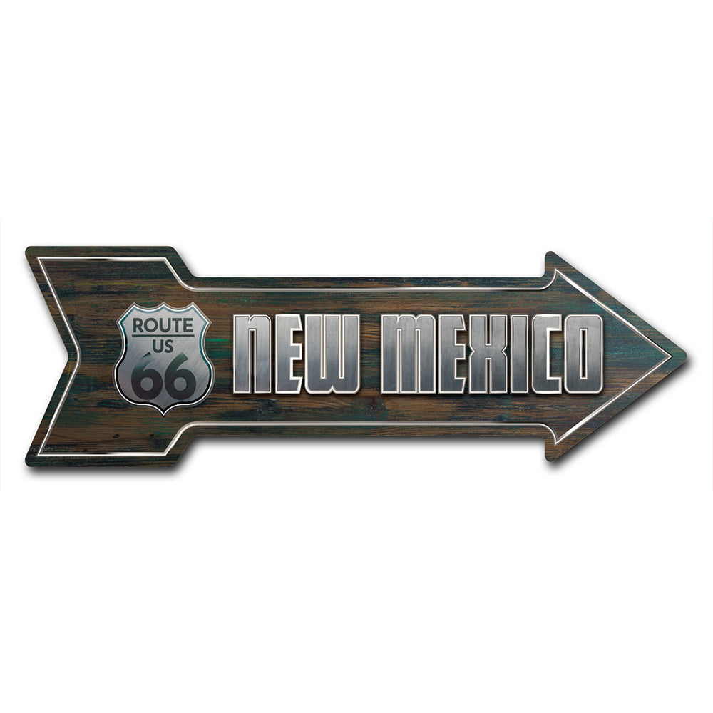 New Mexico 66 Arrow Sign