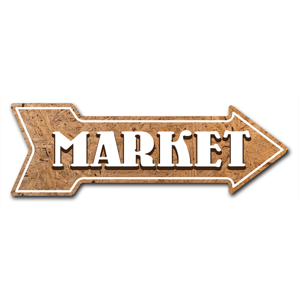 Market Arrow Sign