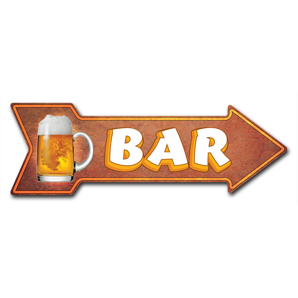 Bar 2 Arrow Sign