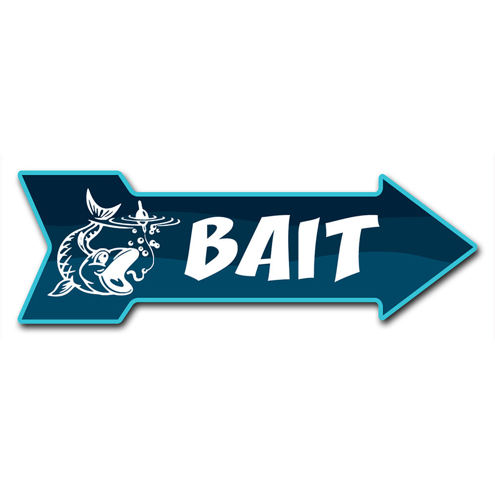 Bait Arrow Sign