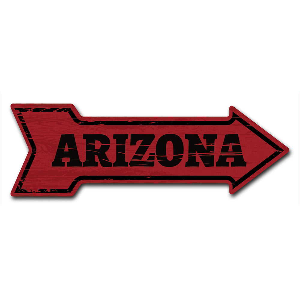Arizona (2) Arrow Sign