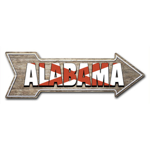Alabama Arrow Sign