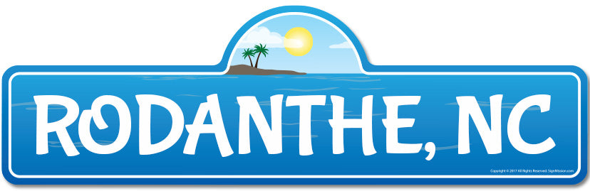 Rodanthe, NC North Carolina Beach Street Sign