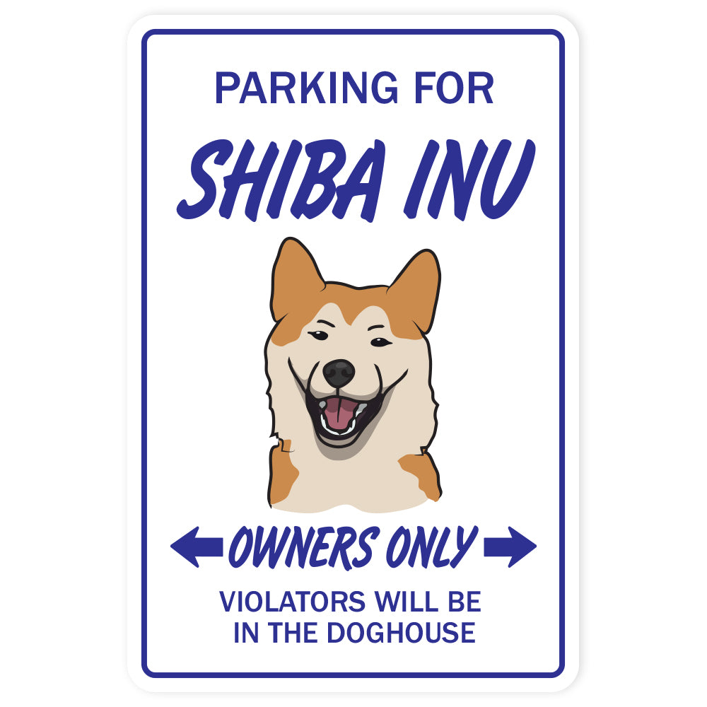 SHIBA INU Novelty Sign