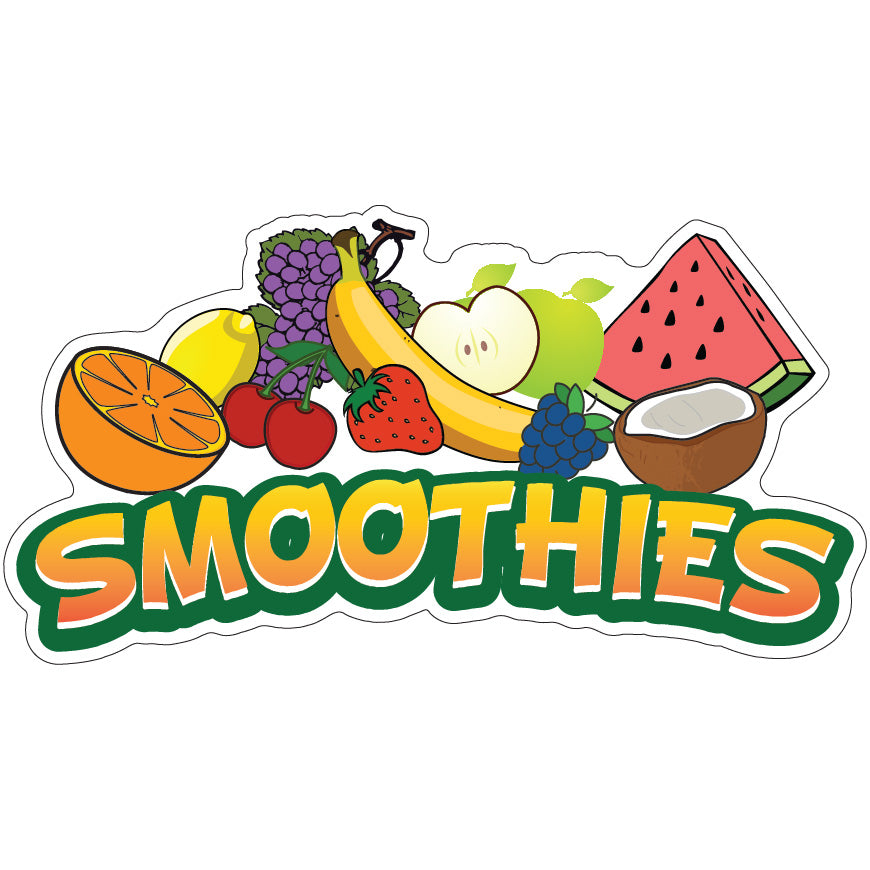 Smoothies Die-Cut Decal