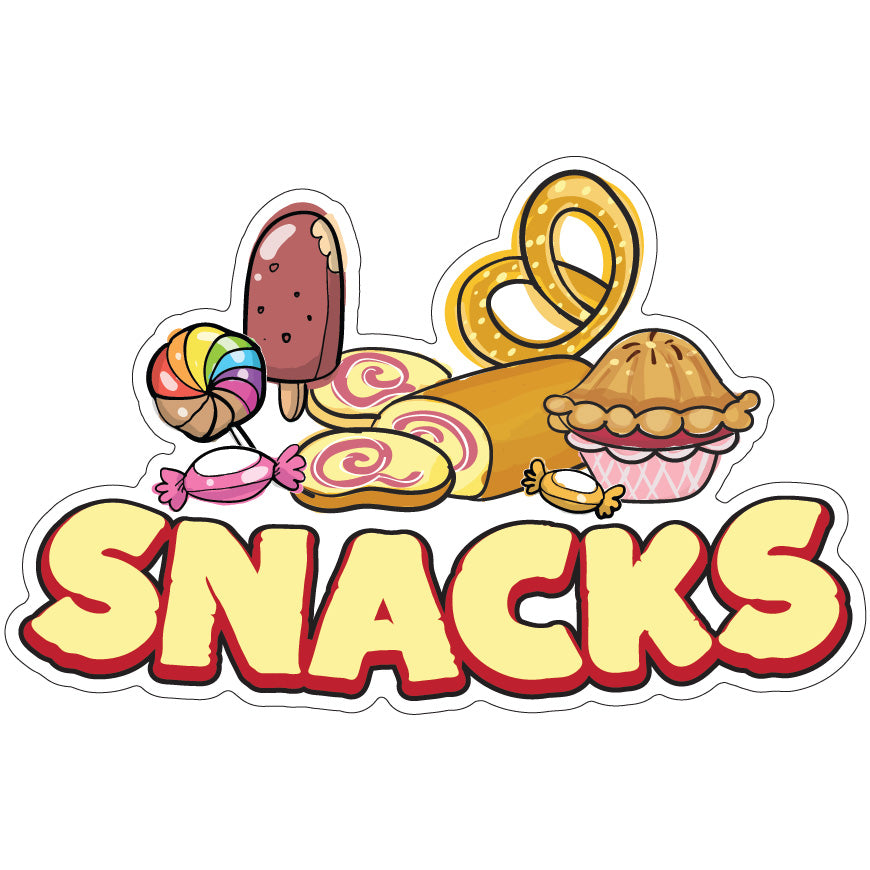 Snacks Die-Cut Decal