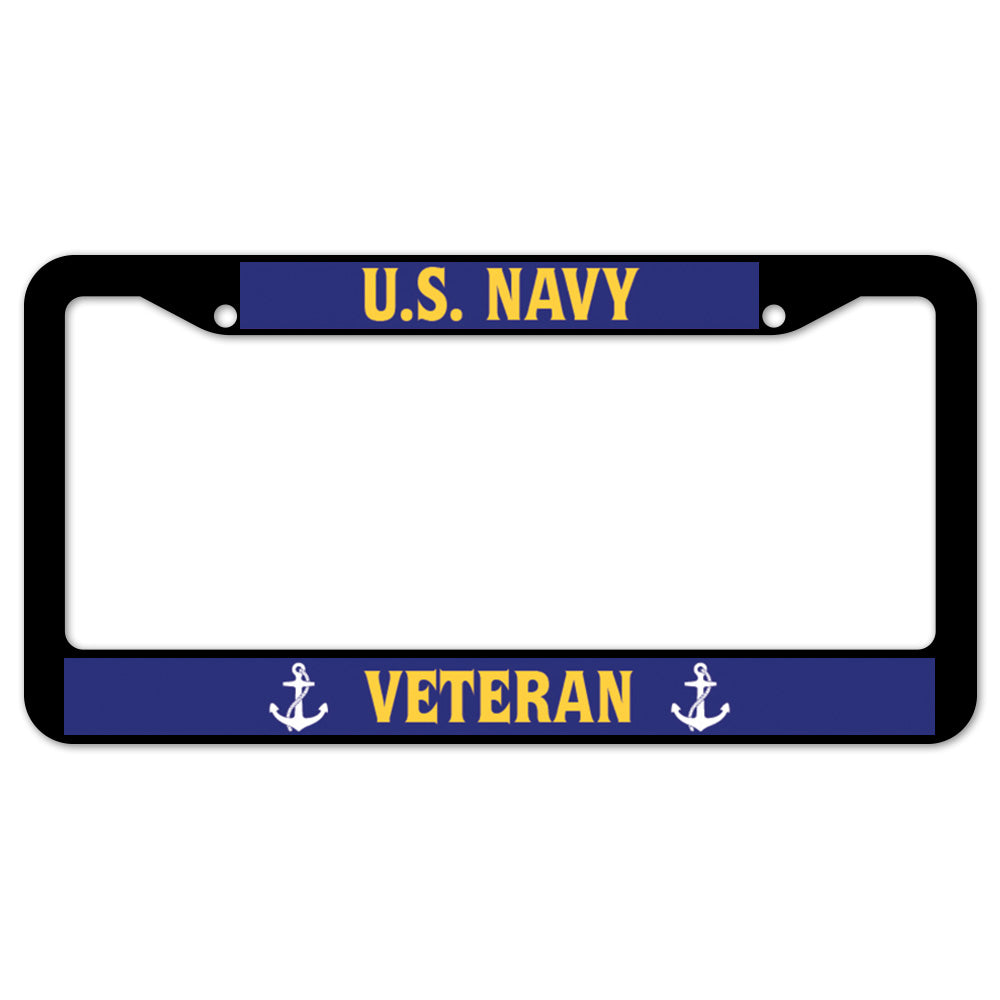 U.S. Navy Veteran License Plate Frame