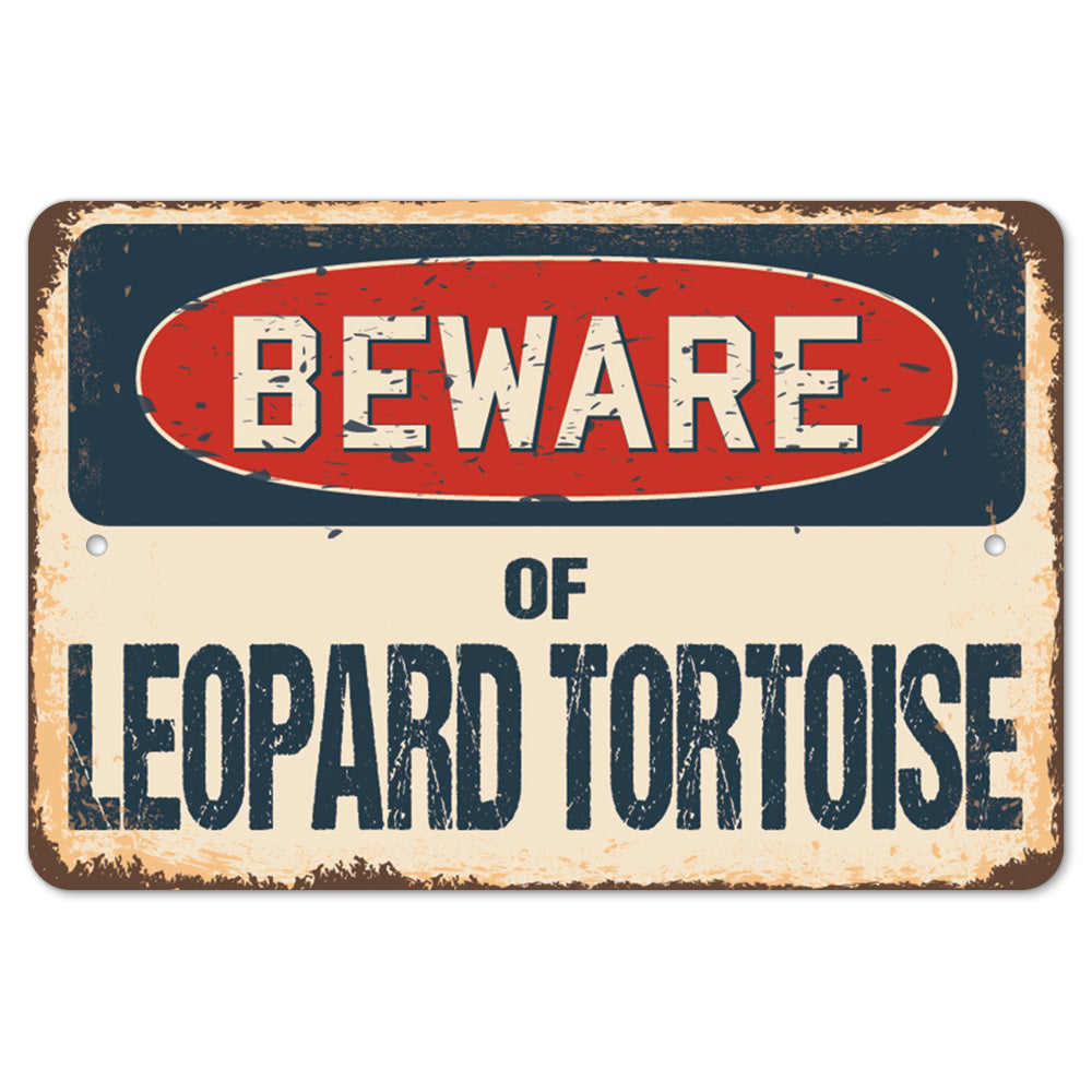 Beware Of Leopard Tortoise