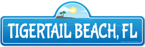Tigertail, FL Florida Beach Street Sign