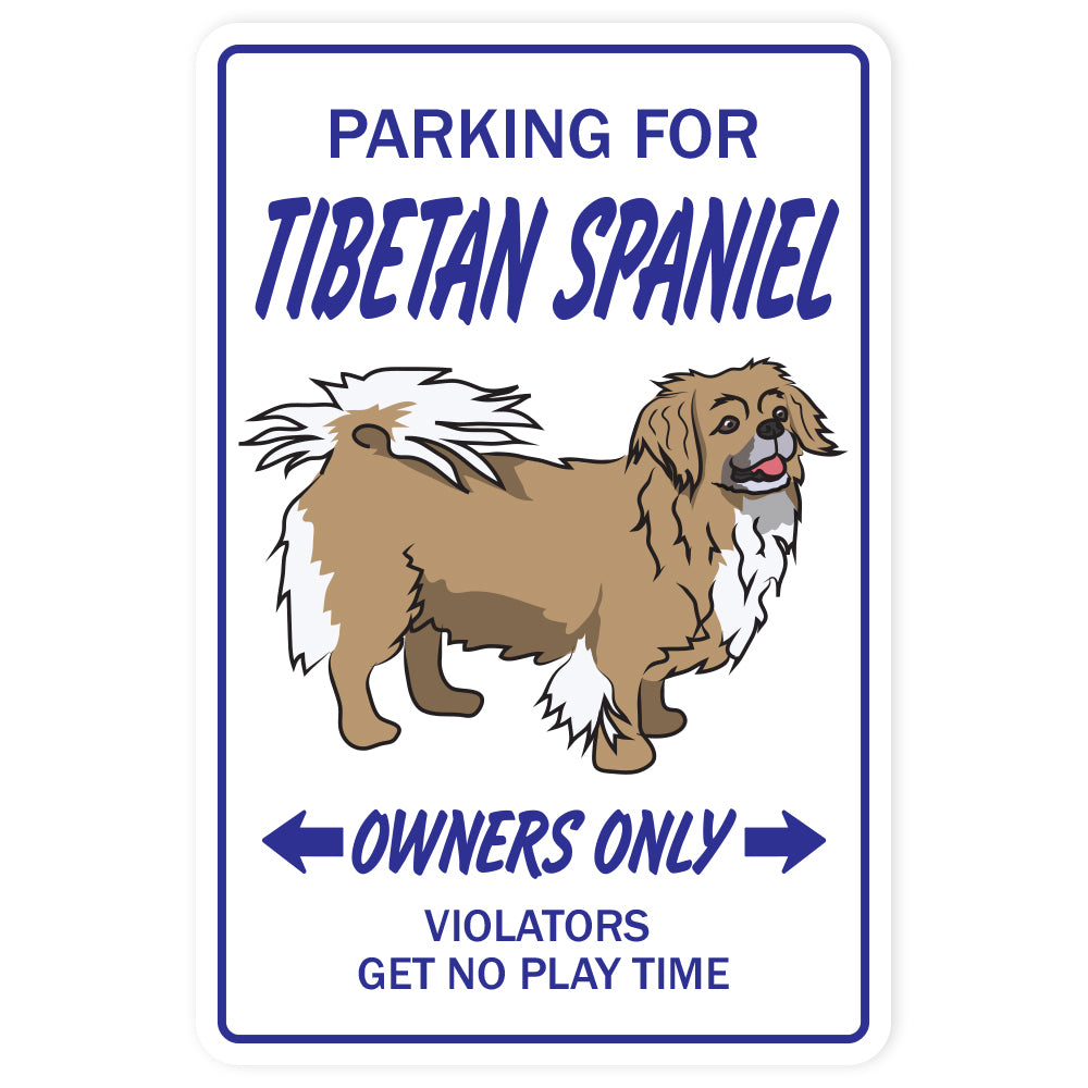 TIBETAN SPANIEL Sign