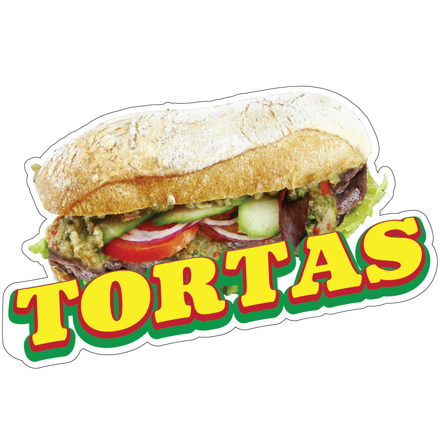 Tortas Die-Cut Decal