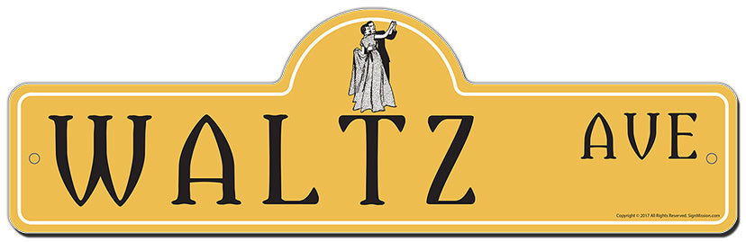 Waltz Street Sign