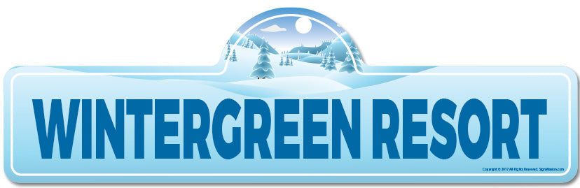 Wintergreen Resort Street Sign