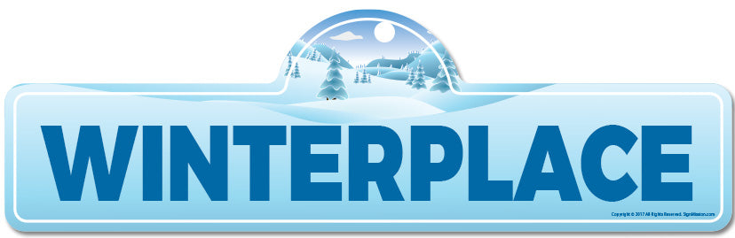 Winterplace Street Sign