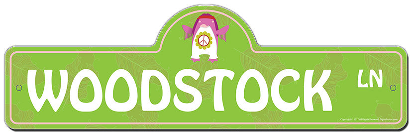 Woodstock Street Sign