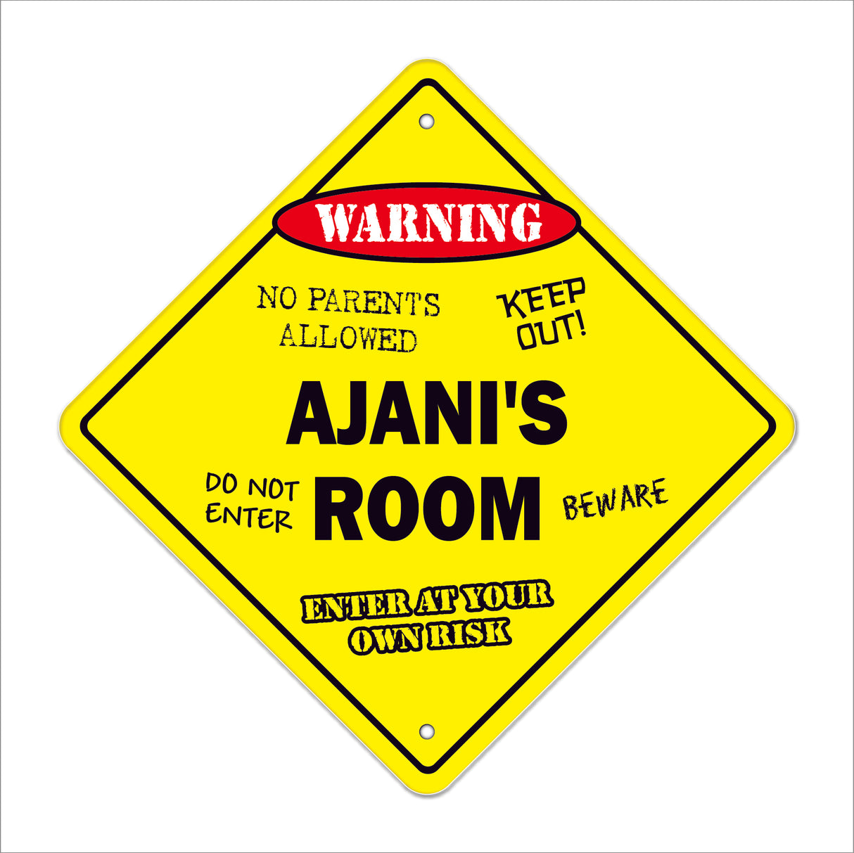 Ajani's Room Sign