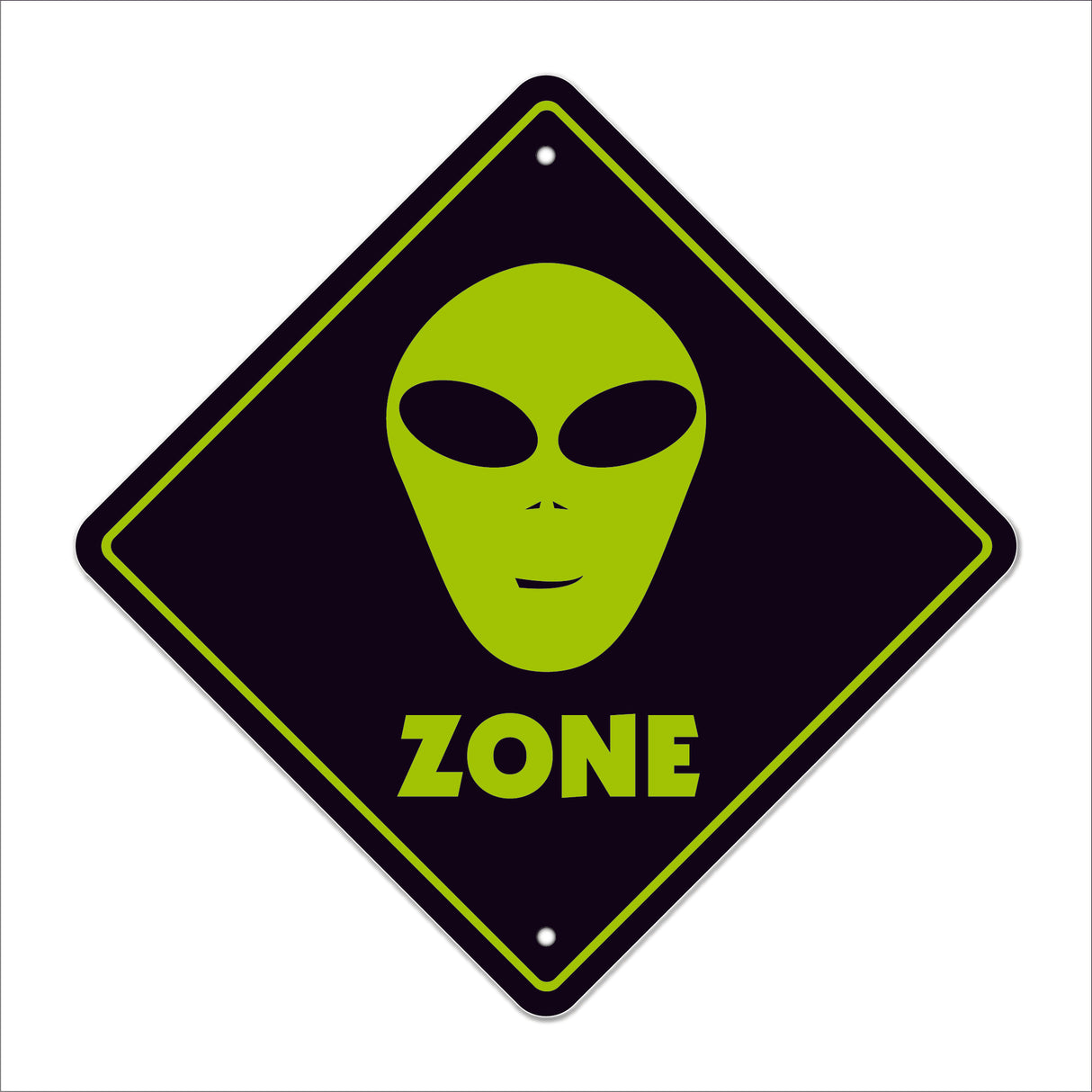Alien Crossing Sign
