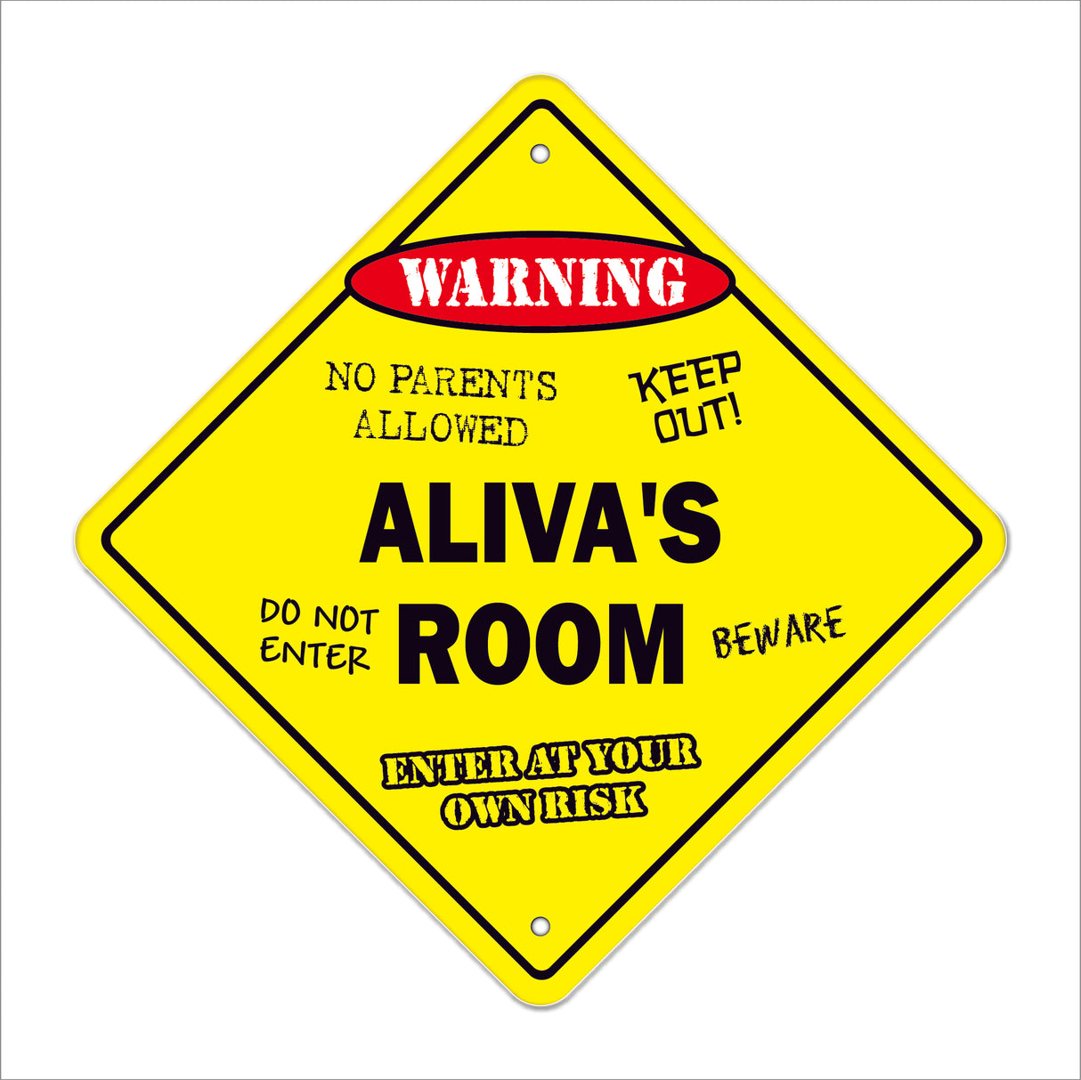 Aliva's Room Sign
