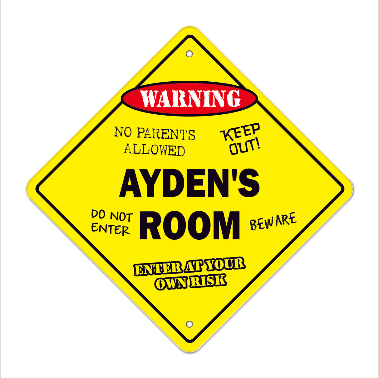 Ayden's Room Sign