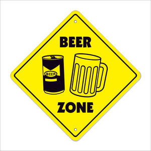 Beer Crossing Sign