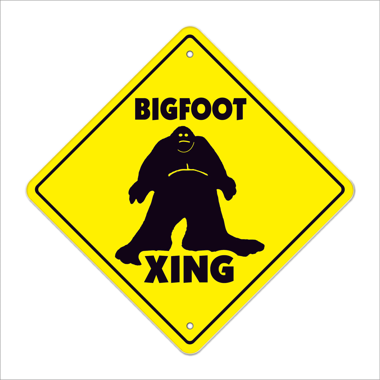 Bigfoot Crossing Sign