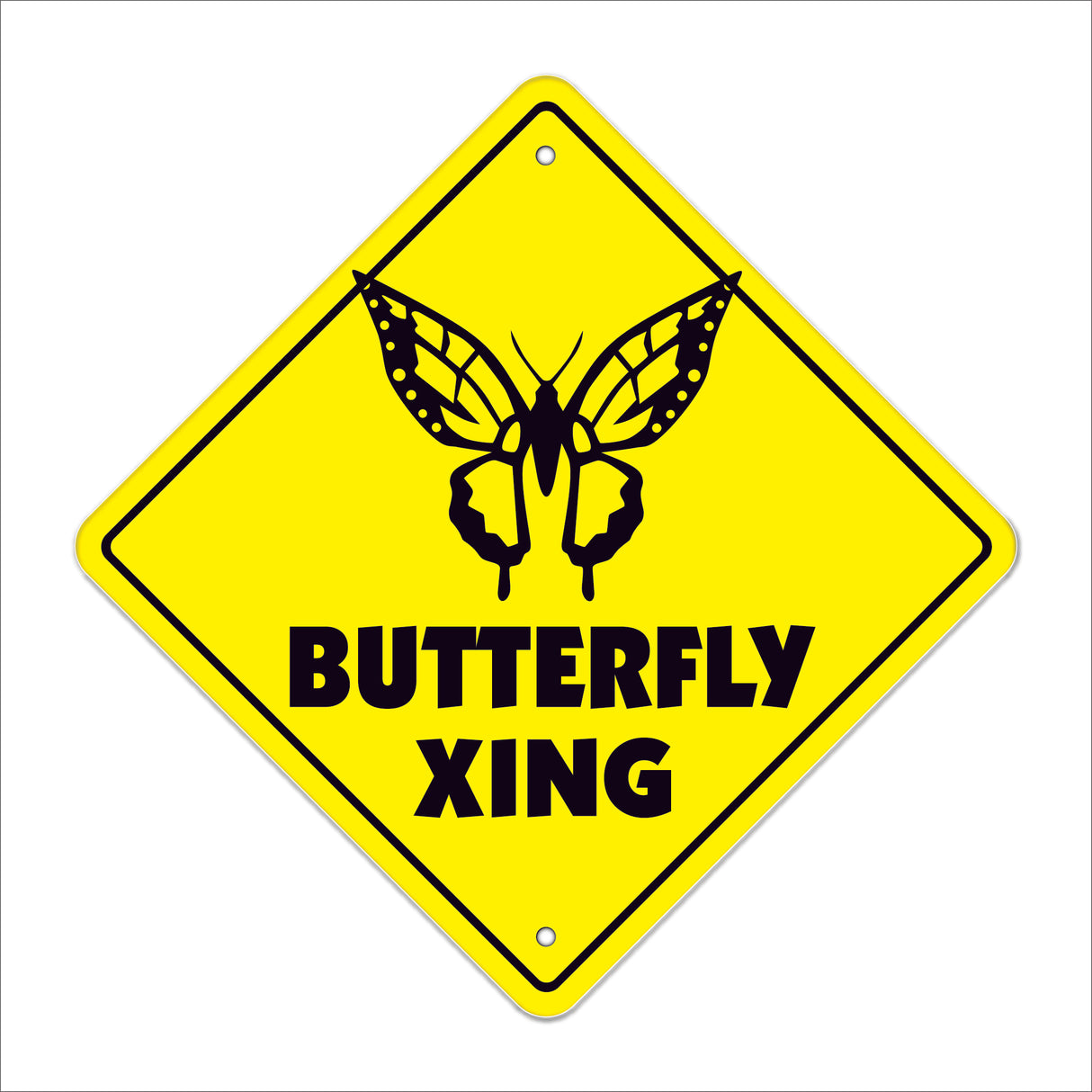Butterfly Crossing Sign