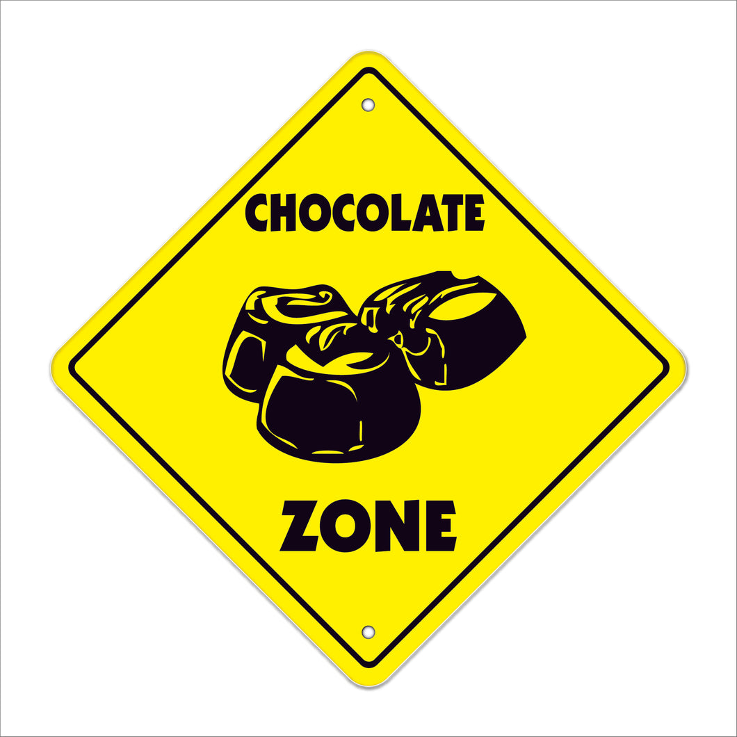 Chocolate Crossing Sign