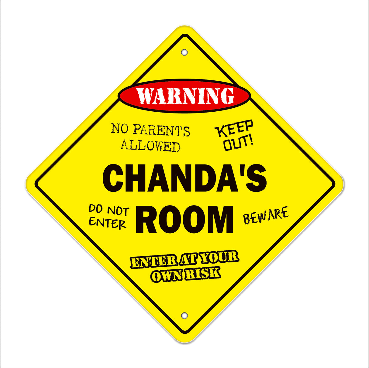 Chanda's Room Sign