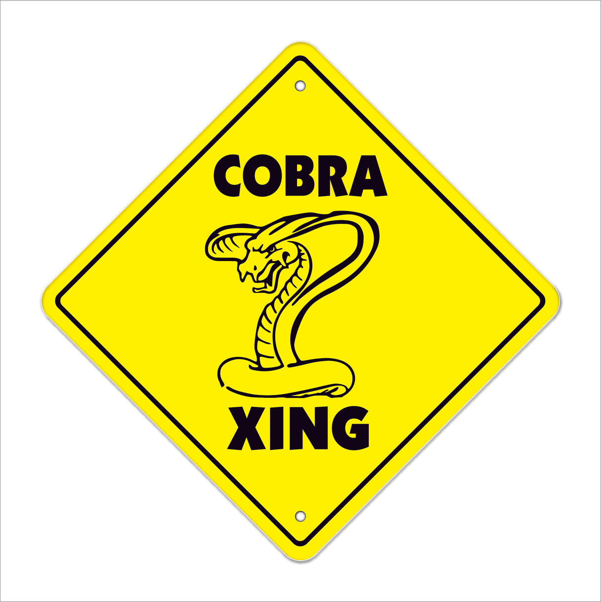 Cobra Crossing Sign