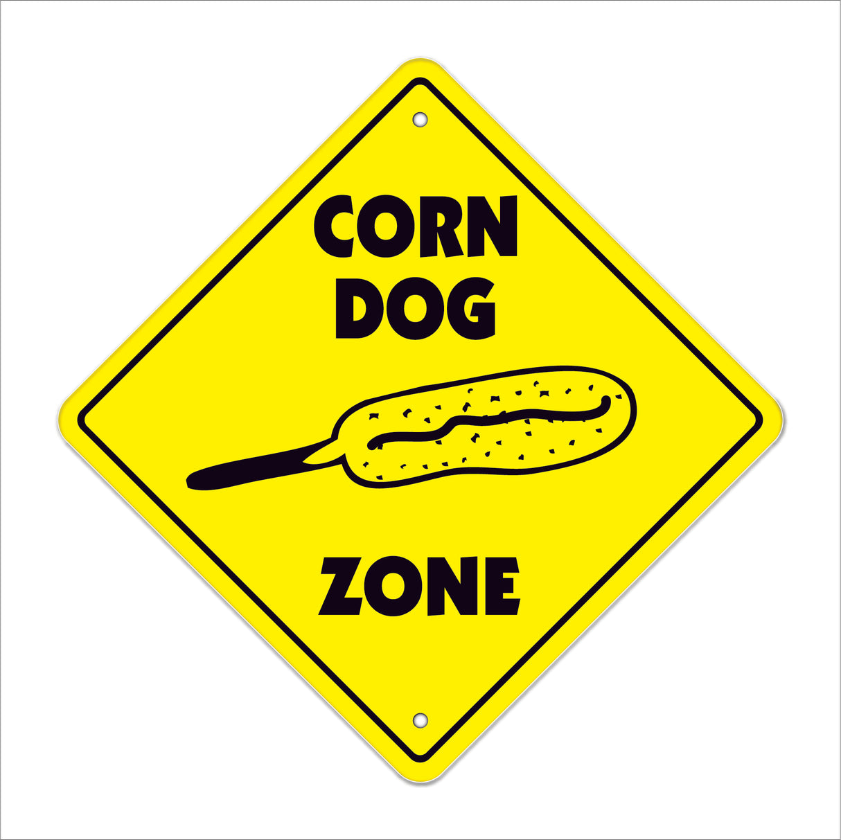 Corndog Crossing Sign