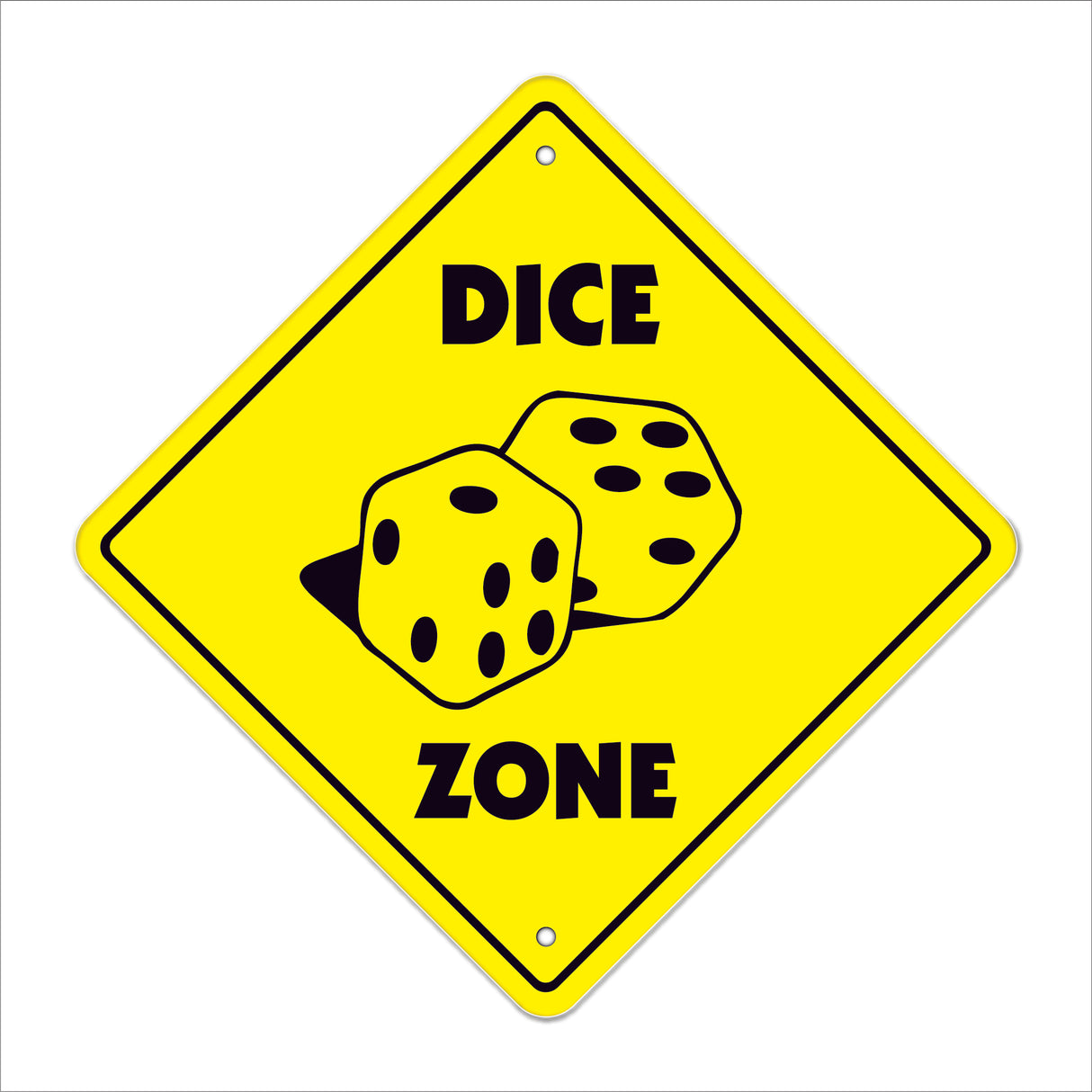 Dice Crossing Sign