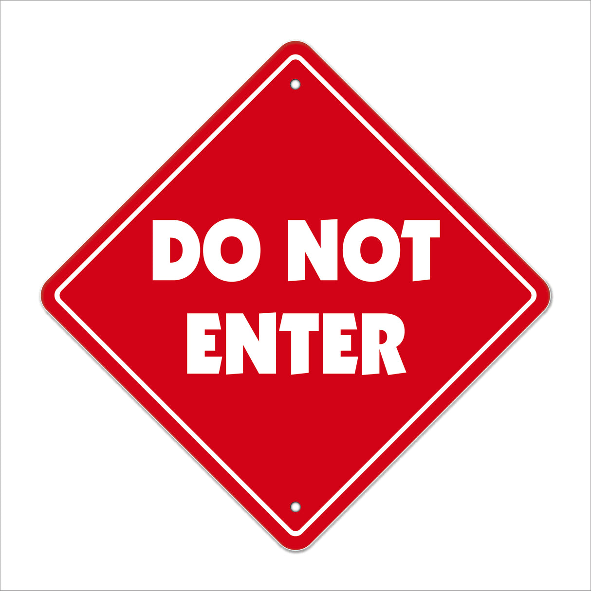 Donotenter Crossing Sign