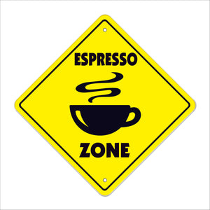 Espresso Crossing Sign