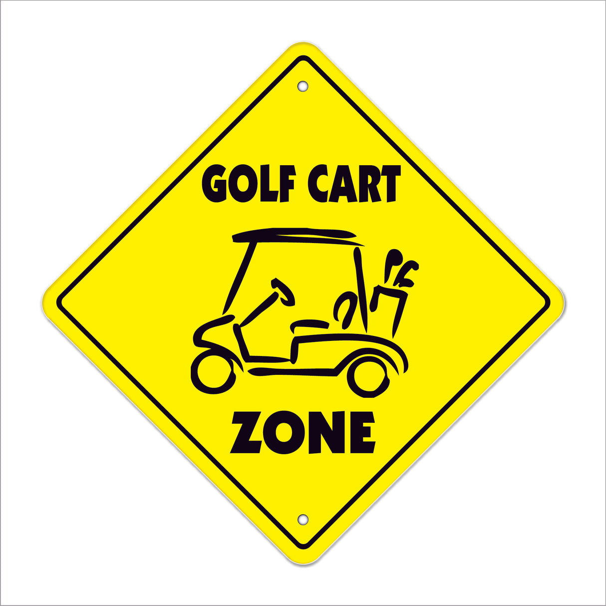 Golf Cart Crossing Sign