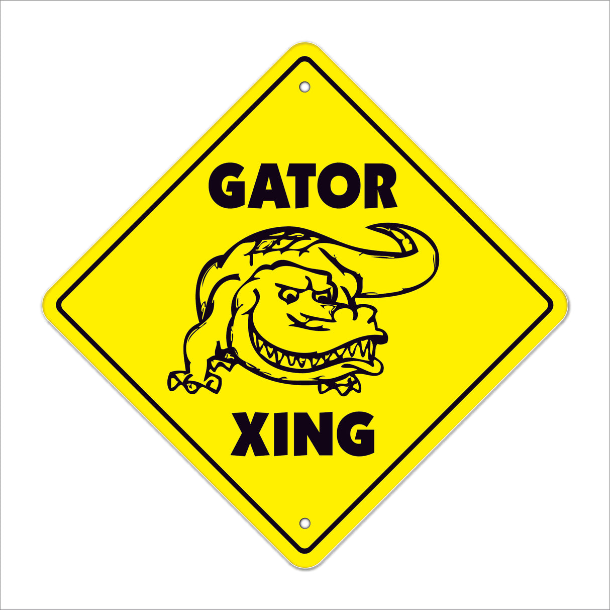 Gator Crossing Sign
