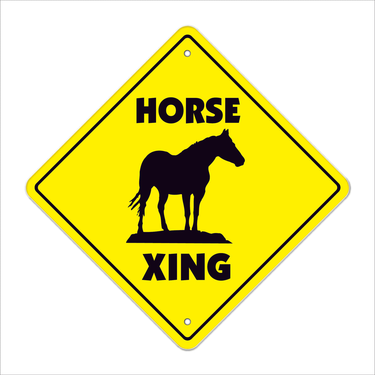 Horse Crossing Sign
