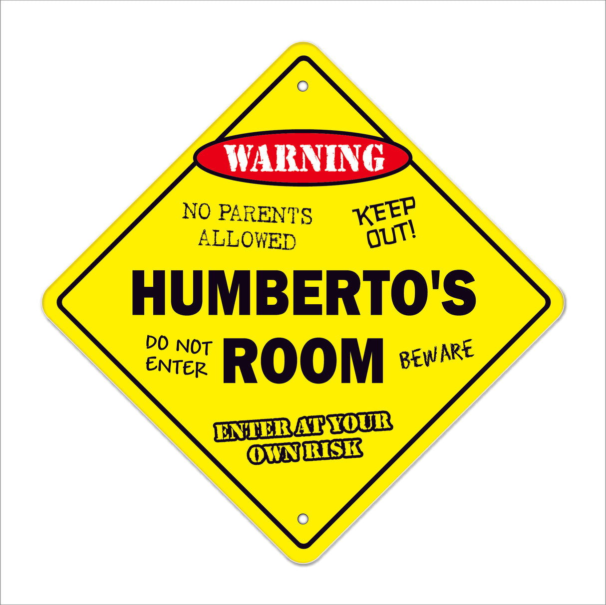 Humberto's Room Sign