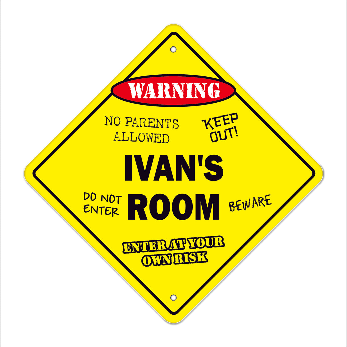 Ivan's Room Sign