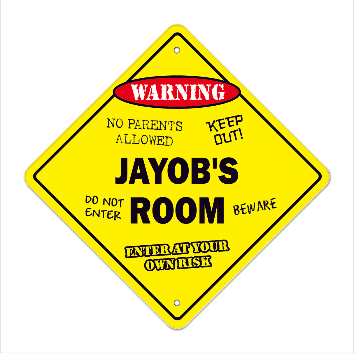 Jayob's Room Sign