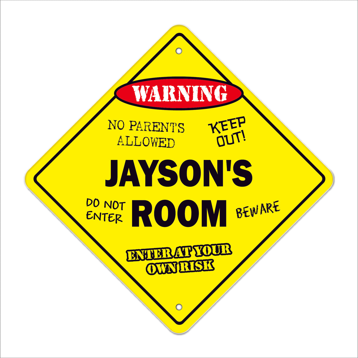Jayson's Room Sign